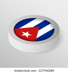 EPS10 Vector Patriotic shield with flag of Cuba. An element of impact for the use you want to make of it.