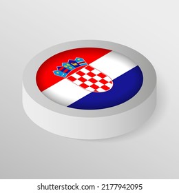 EPS10 Vector Patriotic shield with flag of Croatia. An element of impact for the use you want to make of it.