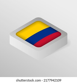 EPS10 Vector Patriotic shield with flag of Colombia. An element of impact for the use you want to make of it.
