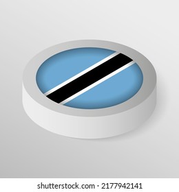 EPS10 Vector Patriotic shield with flag of Botswana. An element of impact for the use you want to make of it.