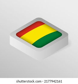EPS10 Vector Patriotic shield with flag of Bolivia. An element of impact for the use you want to make of it.