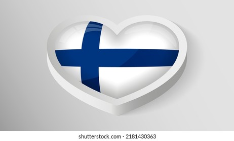 EPS10 Vector Patriotic shield with flag of Finland. An element of impact for the use you want to make of it.