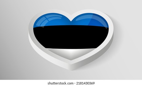 EPS10 Vector Patriotic shield with flag of Estonia. An element of impact for the use you want to make of it.