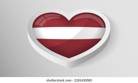 EPS10 Vector Patriotic shield with flag of Latvia. An element of impact for the use you want to make of it.