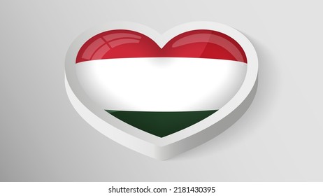 EPS10 Vector Patriotic shield with flag of Hungary. An element of impact for the use you want to make of it.