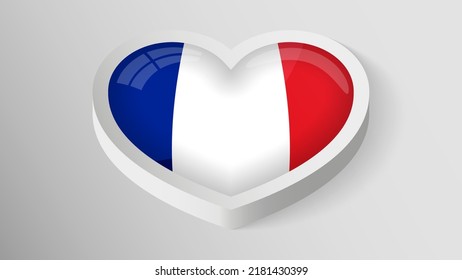EPS10 Vector Patriotic shield with flag of France. An element of impact for the use you want to make of it.