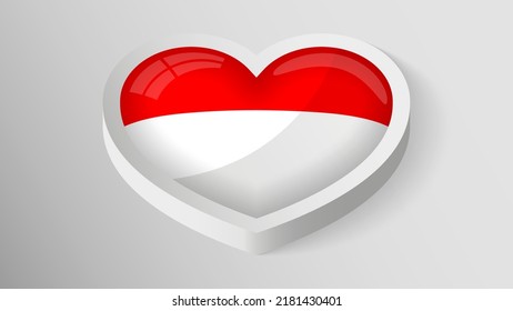 EPS10 Vector Patriotic shield with flag of Indonesia. An element of impact for the use you want to make of it.