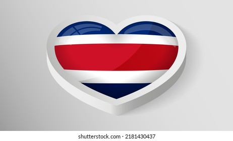 EPS10 Vector Patriotic shield with flag of Costarica. An element of impact for the use you want to make of it.