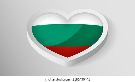 EPS10 Vector Patriotic shield with flag of Bulgaria. An element of impact for the use you want to make of it.