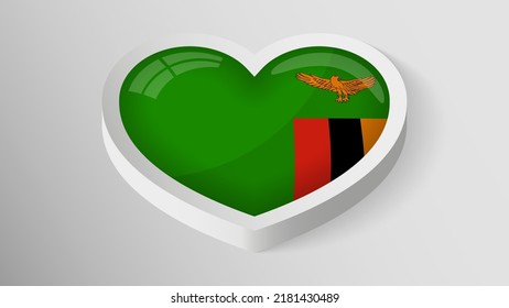 EPS10 Vector Patriotic shield with flag of Zambia. An element of impact for the use you want to make of it.