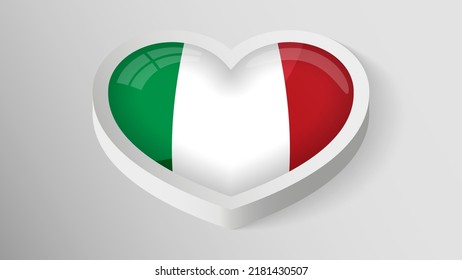 EPS10 Vector Patriotic shield with flag of Italy. An element of impact for the use you want to make of it.
