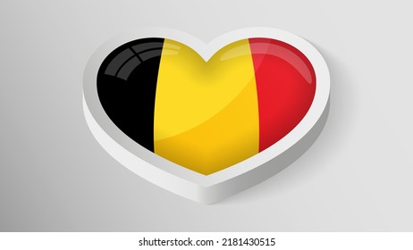 EPS10 Vector Patriotic shield with flag of Belgium. An element of impact for the use you want to make of it.