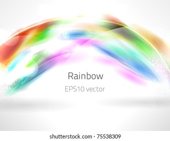 EPS10 vector rainbow