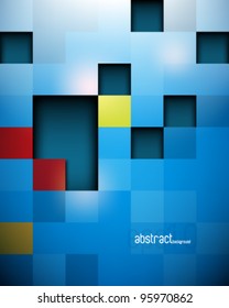 eps10 vector seamless glossy futuristic blocks structure background