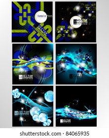 eps10 Vector Set of Business Background Design