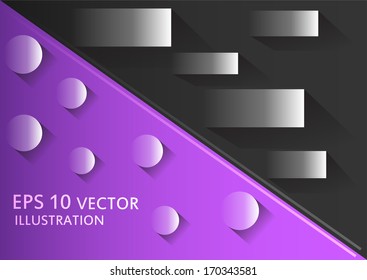 eps10 vector set, circles and rectangles transparent background illustration