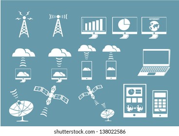 [EPS10] Vector Set: Graphic Icons set: Technology