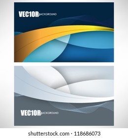 Serie de vectores eps10 de dos diseños corporativos