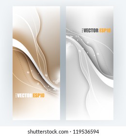 eps10 vector set wave elements background