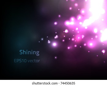 EPS10 vector shining lights