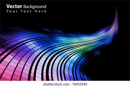 EPS10 vector shiny fantasy mosaic colorful background