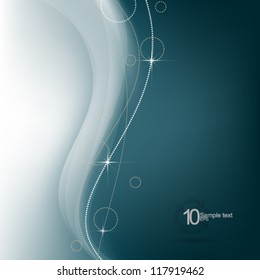 eps10 vector soft waves elements corporate background illustration