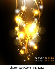 Eps10 Vector Sparkling Abstract Design