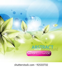 eps10 vector spring nature colorful concept design