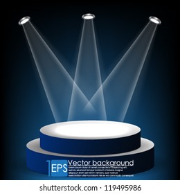 eps10 vector stage abstract background