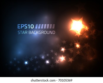 EPS10 vector star background for your design