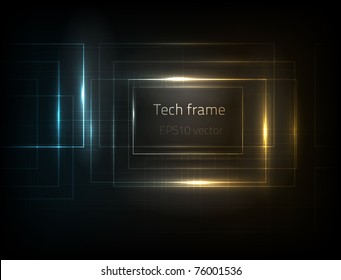 EPS10 vector tech frame