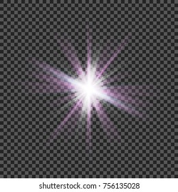 eps10. Vector transparent sunlight special lens flare light effect