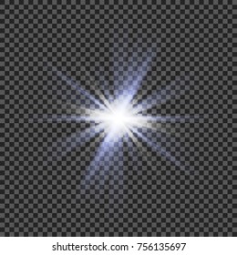 eps10. Vector transparent sunlight special lens flare light effect