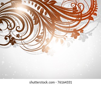 eps10 Vintage-Blumendesign