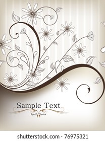 eps10 vector vintage foliage concept background