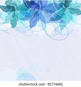 eps10 vector vintage multicolor floral design