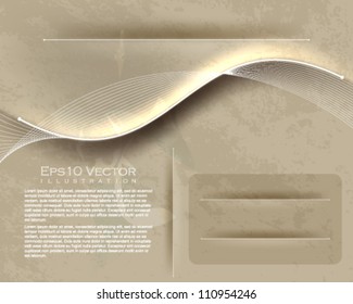 eps10 vector vintage portfolio website illustration