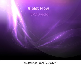 EPS10 vector violet flow