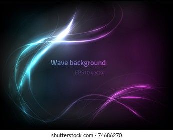 EPS10 vector wave background