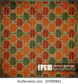 EPS10 vintage background with words