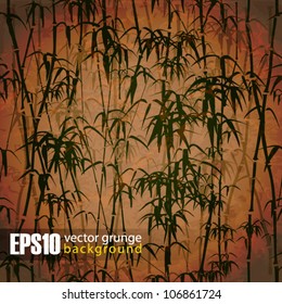 EPS10 vintage bamboo background