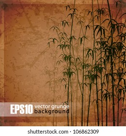 EPS10 vintage bamboo background