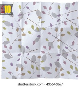 EPS10 vintage floral background
