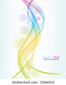 EPS10 Wavy-Hintergrund