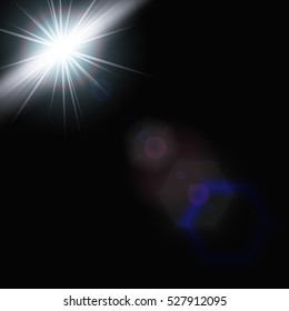 eps10.Vector sunlight special lens flare light effect.