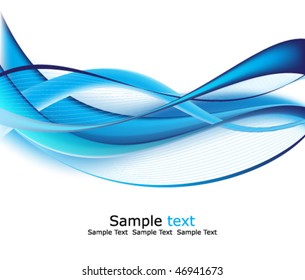 Eps8 flowing blue background