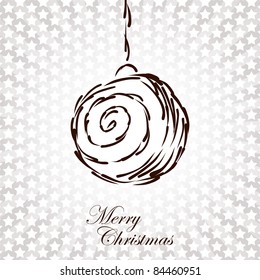 eps8, merry christmas toy ball xmas happy new year card celebration circle