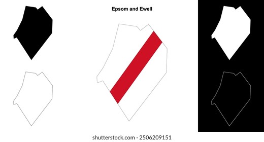 Epsom und Ewell leeres Gliederungsmappenset
