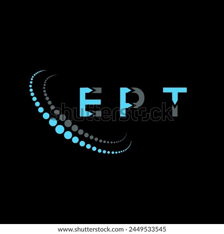 EPT letter logo abstract design. EPT unique design. EPT.
