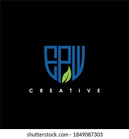 EPW Letter Initial Logo Design Template Vector Illustration	

